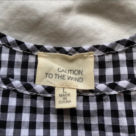 Checkered tank top from Caution to the Wind - Picture 4 of 4